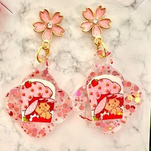 Strawberry Shortcake Acrylic Earrings